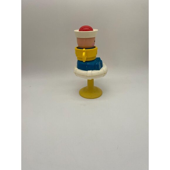 1984 Fisher Price Squeak and Peek Sailor Suction Cup Toy #415 - Picture 5 of 8